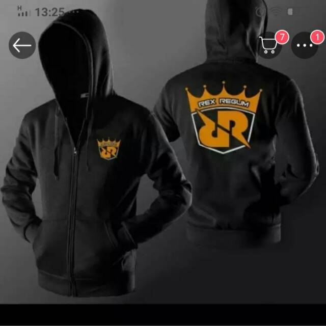 Hoodie zipper RRQ team mobile legends hoodie gamers RRQ