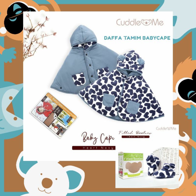 CUDDLEME BABYCAPE SELIMUT JAKET BOLAK BALIK MANTEL KOREA KADO BAYI-3