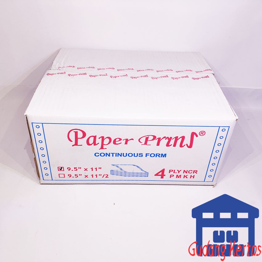 

CONTINUOUS FORM 91/2 X 11 4PLY PAPERPRYNS
