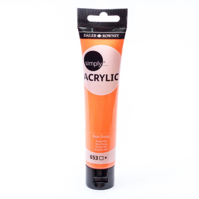 

Daler Rowney SIMPLY ACRYLIC Neon Orange - 75 ml (126975653)