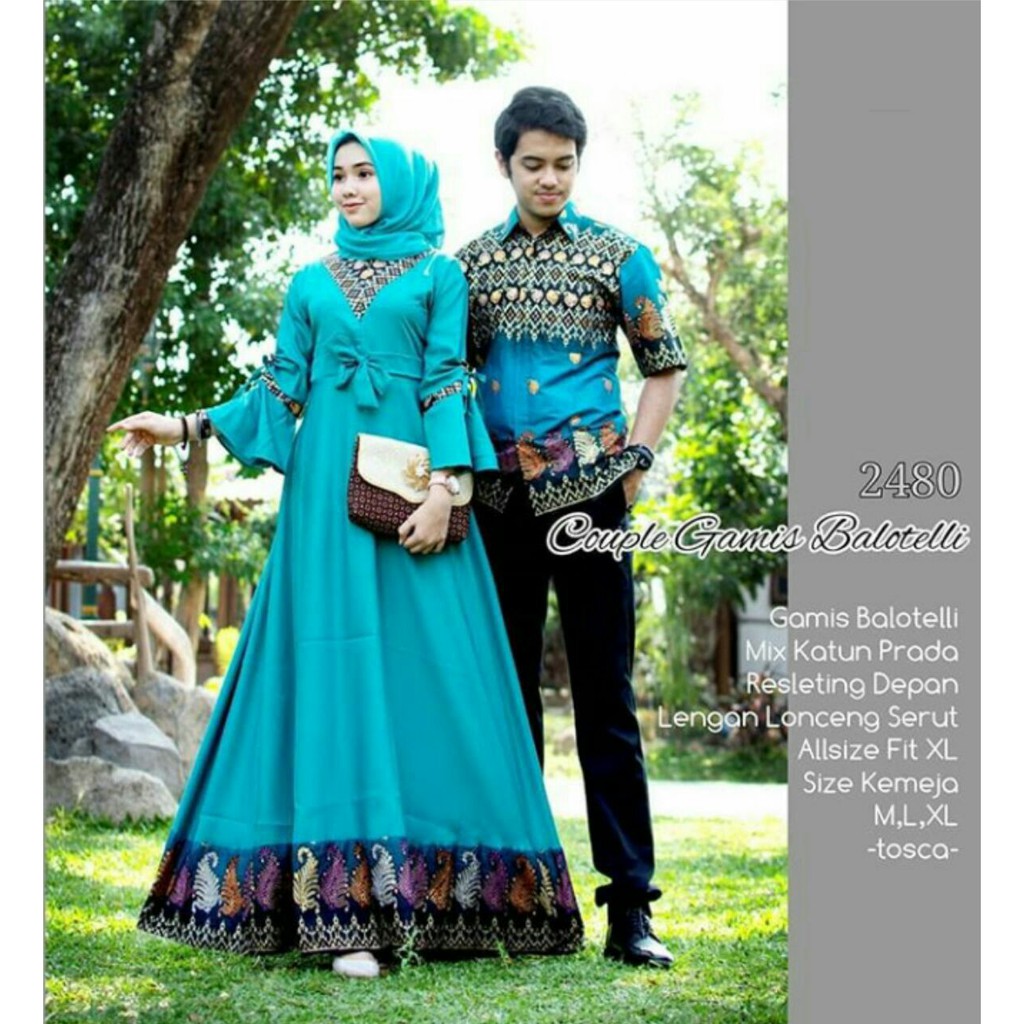 GROSIR BATIK COUPLE GAMIS BALOTELLI