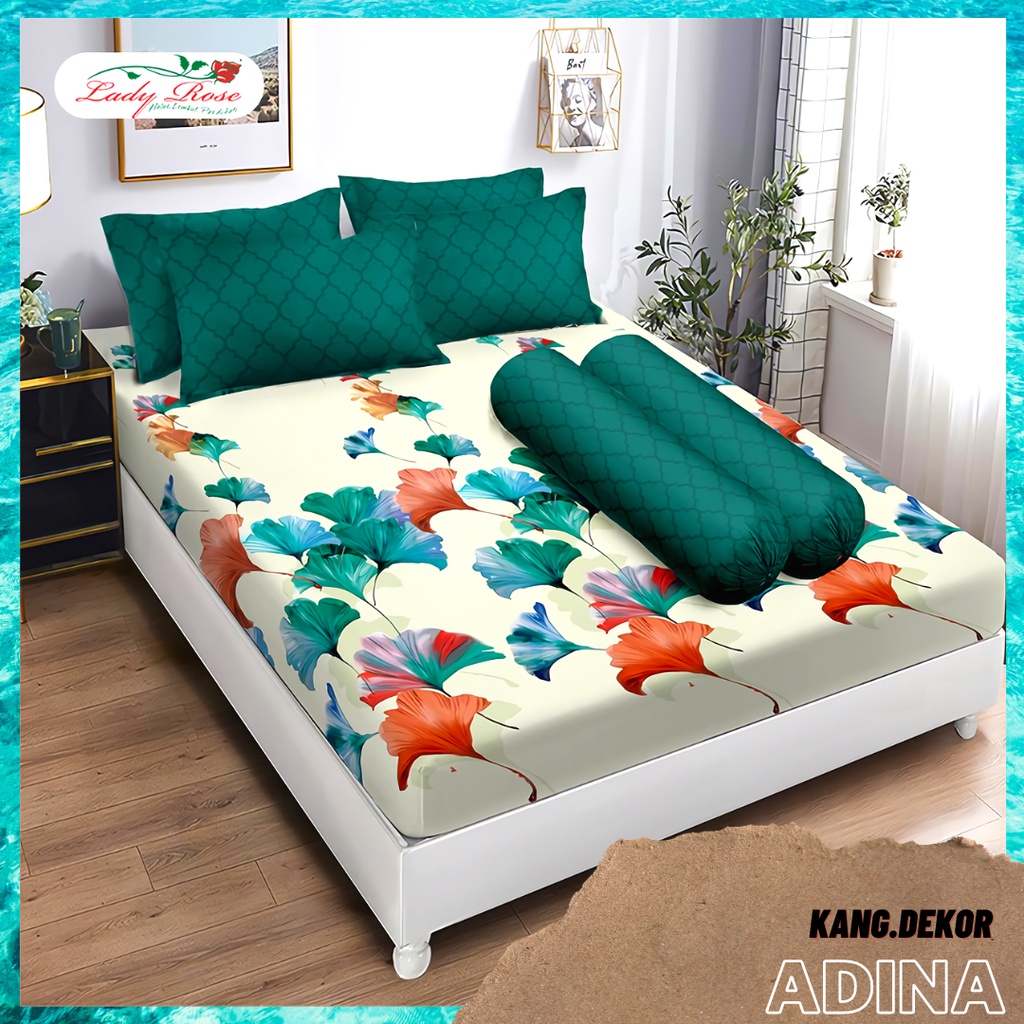 SPREI LADY ROSE 160X200 NO 2 ADINA SEPRAI CANTIK KAMAR TIDUR SEPREI LADYROSE TERBARU PROMO MURAH PREMIUM ANTI LUNTUR SEPREI AESTHETIC SEPRAI CANTIK SEPRE PROMO ANTI LUNTUR MOTIF LADYROSE PLUS SARUNG BANTAL SPREI DEWASA ALAS KASUR SPREI ADEM