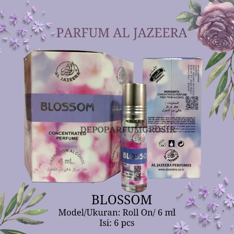 PARFUM AL JAZEERA BLOSSOM/MINYAK WANGI AL JAZEERA ROLL NON ALKOHOL