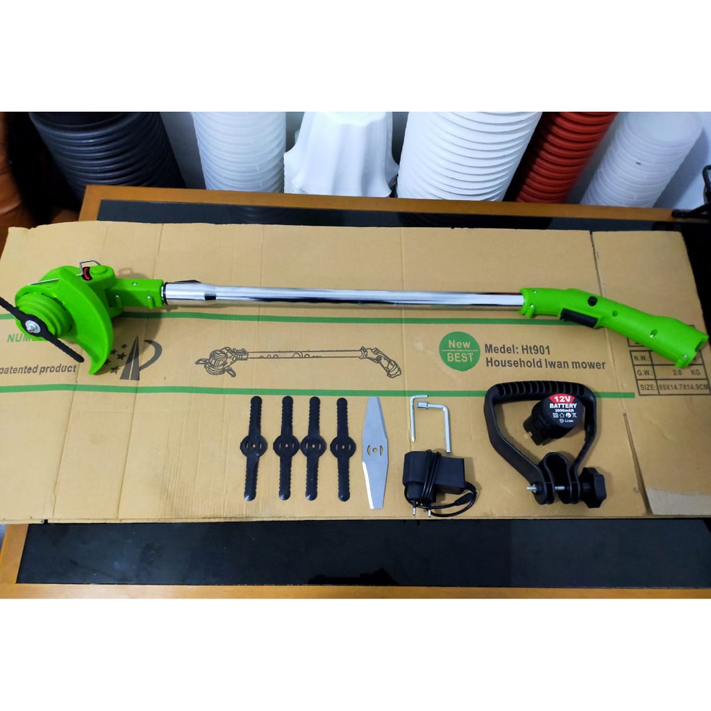 Mesin Potong Rumput Baterai JLD Cordless Brush Cutter