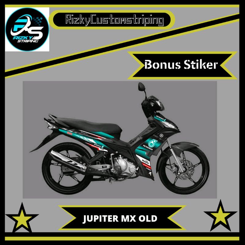 STIKER STRIPING VARIASI YAMAHA JUPITER MX OLD PETRONAS RCB # VARIASI JUPITER MX OLD #