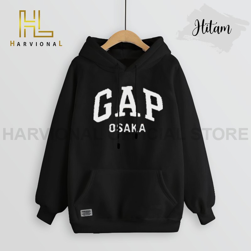 SWEATER HOODIE JEMPER OSAKA UNISEX matt COTTON fleece Premium