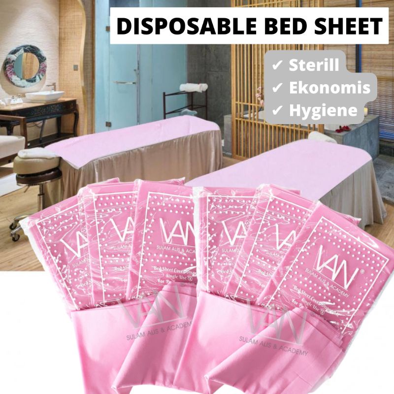 DISPOSABLE COVER BED SHEET 1X / ALAS BED FACIAL DENTAL RANJANG SULAM