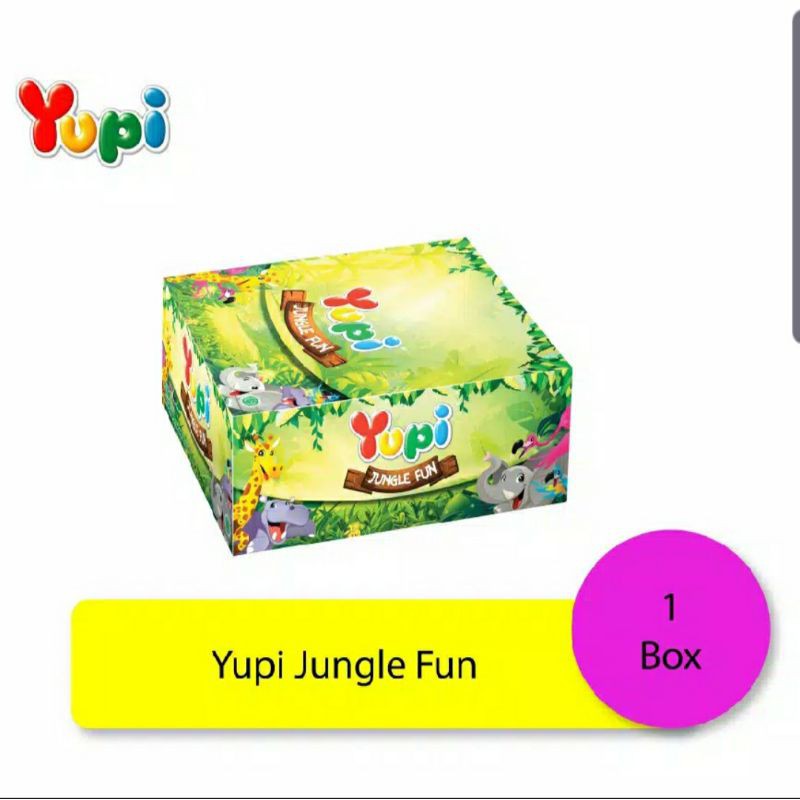 

Permen Yupi Jungle Fun 1 pack isi 24pcs