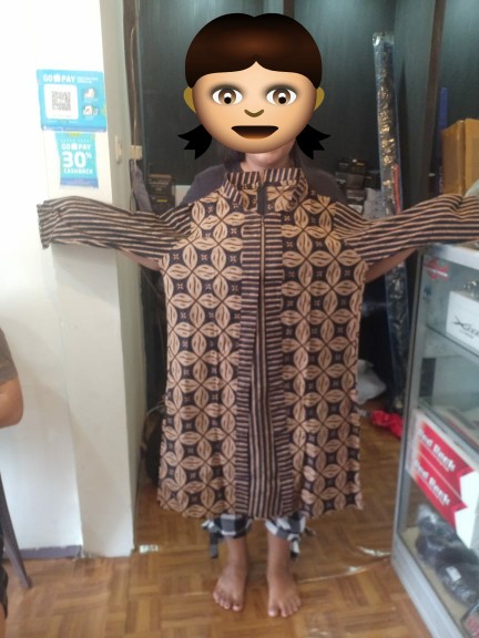 Tunik Sogan Klasik Classic.m L Xl.batik Pekalongan.kawung Parang Seno Truntum Liris.dp