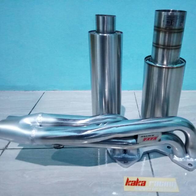 Header t120ss injeksi paket resonator Muffler
