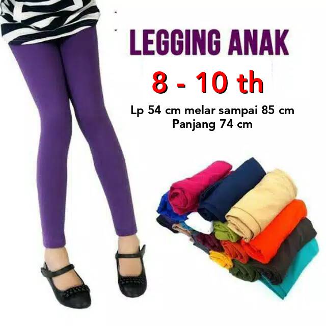 Legging anak 8-10 th warna lengkap