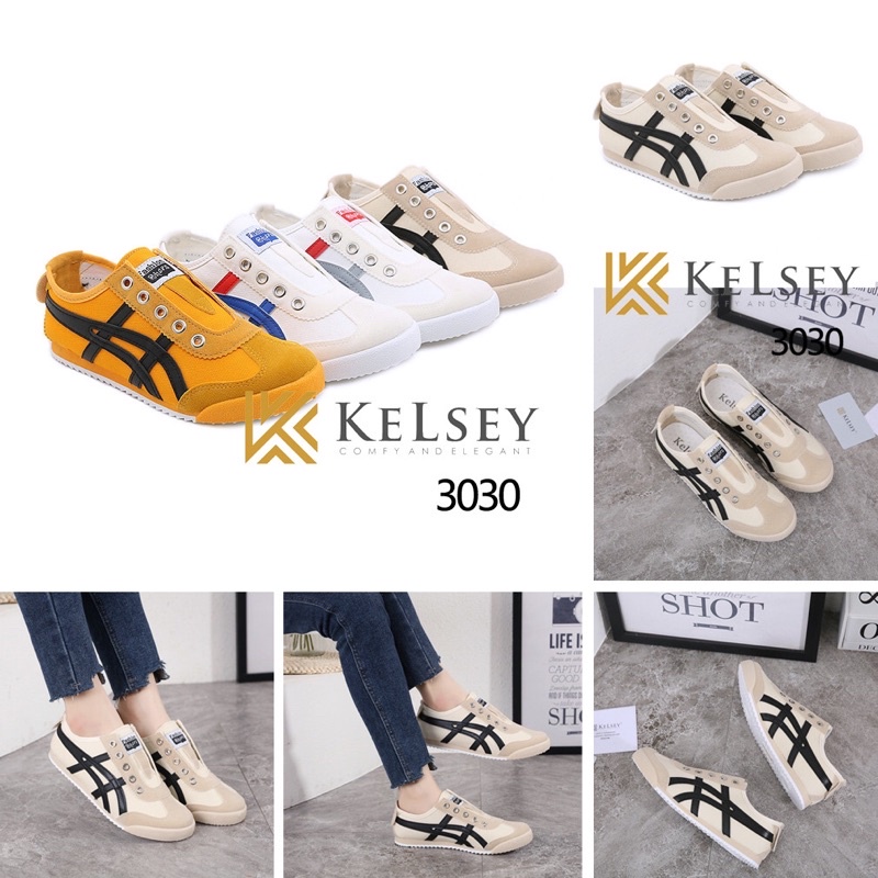 Kelsey Sepatu Sneakers Wanita Import Kelsey 3030