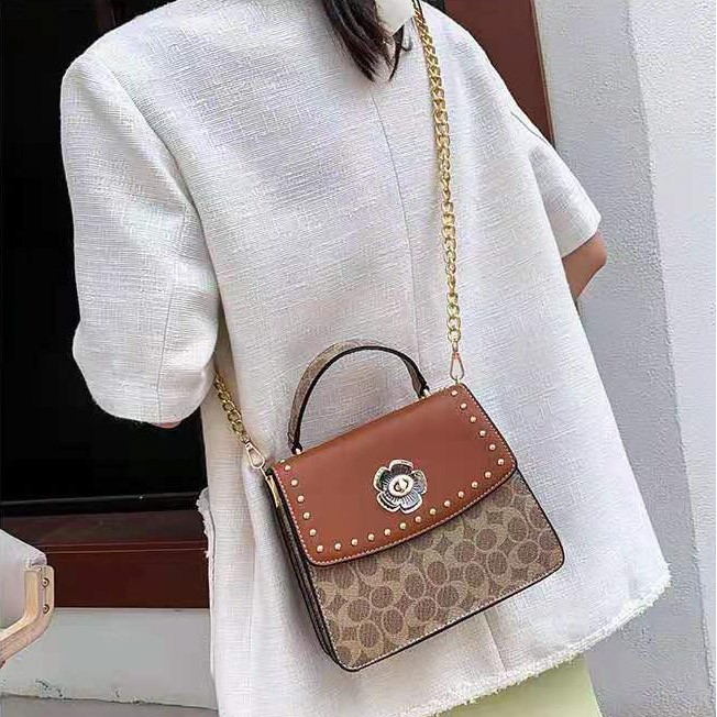 RYX - Flower Pined Tas Selempang Fashion Casual - Ori Import