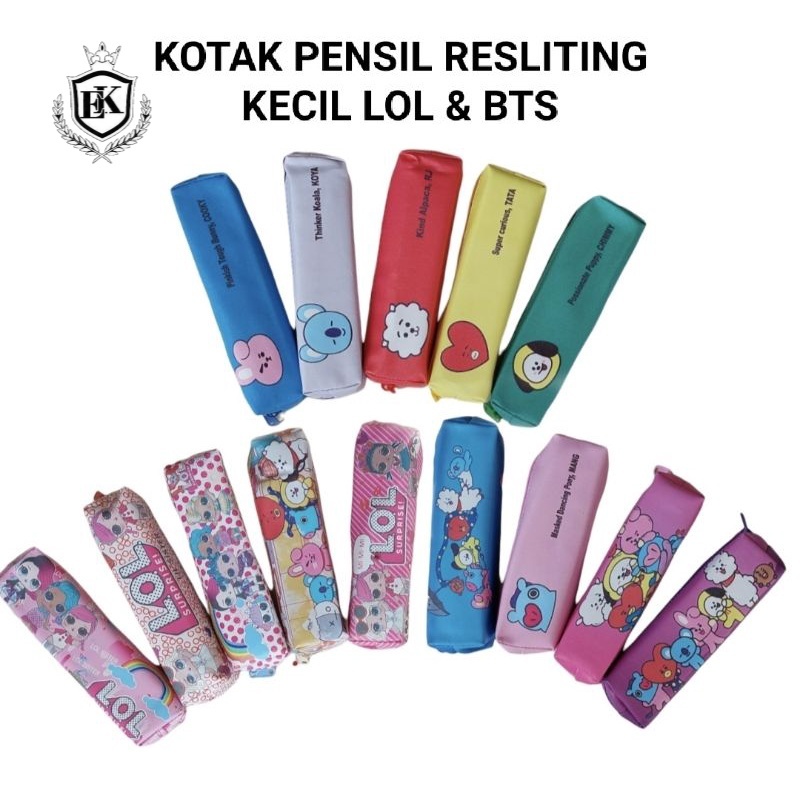 

Kotak Pensil / Pencil Case RESLITING BTS dan LOL