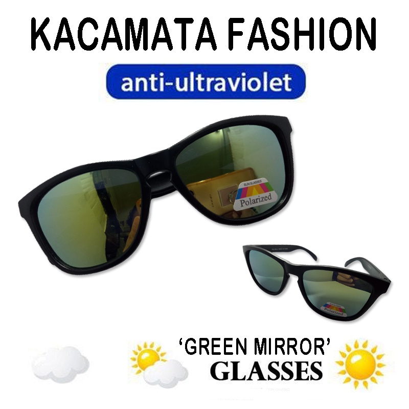 New! Kacamata Polarized Polarised Unisex Pria Wanita / Kaca mata Hitam Gaya Kacamata Fashion Korea