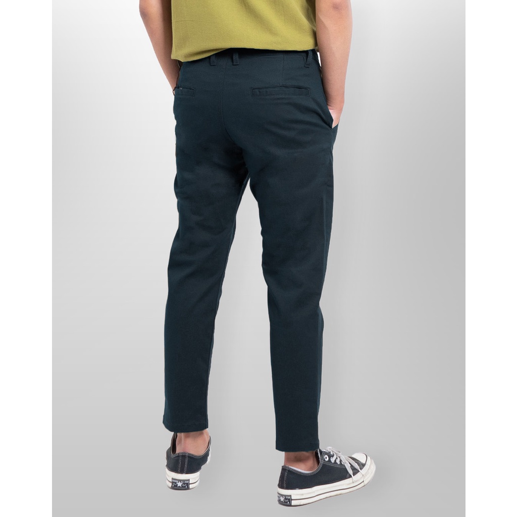 Neo Chino Ankle Pants - Navy