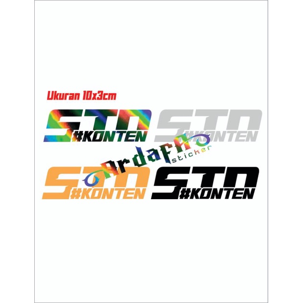 STD KONTEN STICKER CUTTING MOTOR