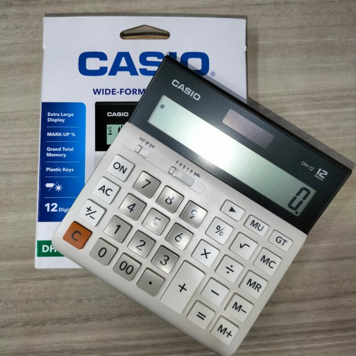 

Calculator Casio Dh 12 / Kalkulator Casio Wide Series Dh-12