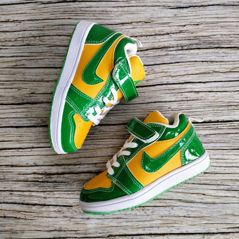 SEPATU ANAK JORDAN GREEN PREMIUM QUALITY SEPATU ANAK JORDAN LOW