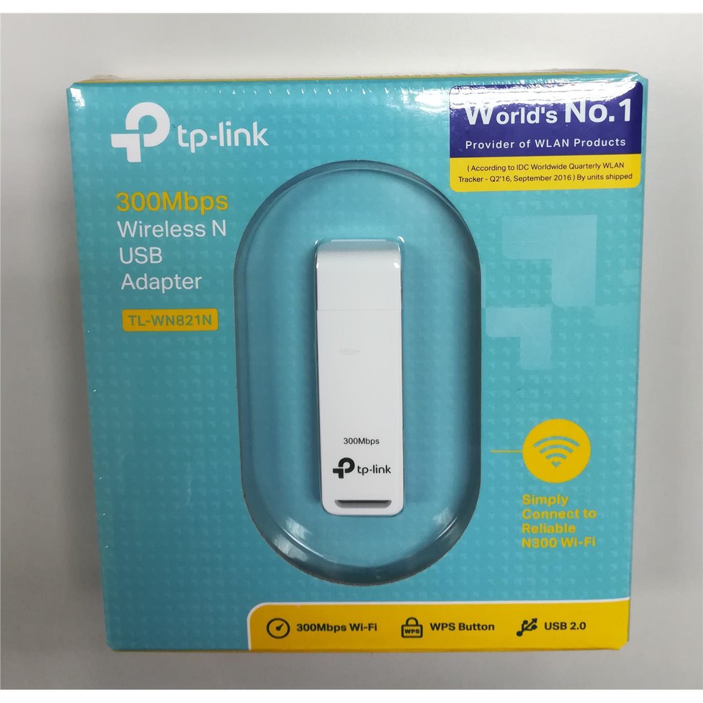 TP - Link 300 Mbps Wireless N USB Adapter - TL-WN821N