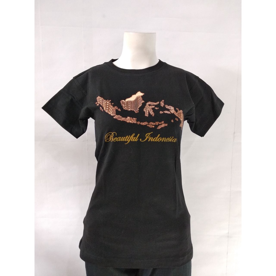 Kaos Batik Solo - Atasan Batik Wanita Berbagai Motif