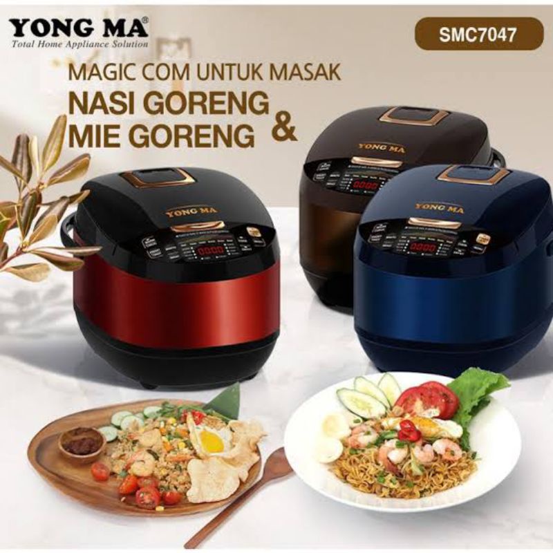 YongMa Magic Com Digital SMC 7047 - Rice Cooker kapasitas 2 Liter