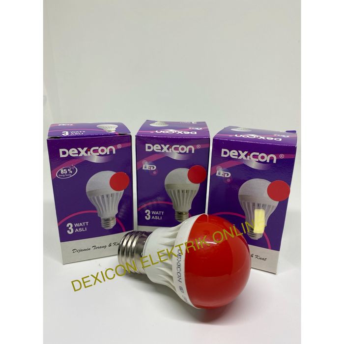 Lampu led 3 watt colour/lampu tidur led/lampu led warna/lampu murah