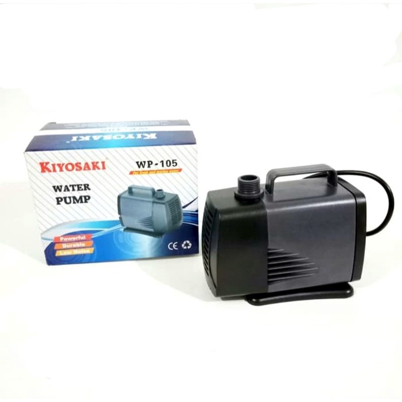 kiyosaki wp 105 pompa celup air aquarium kolam power head 105