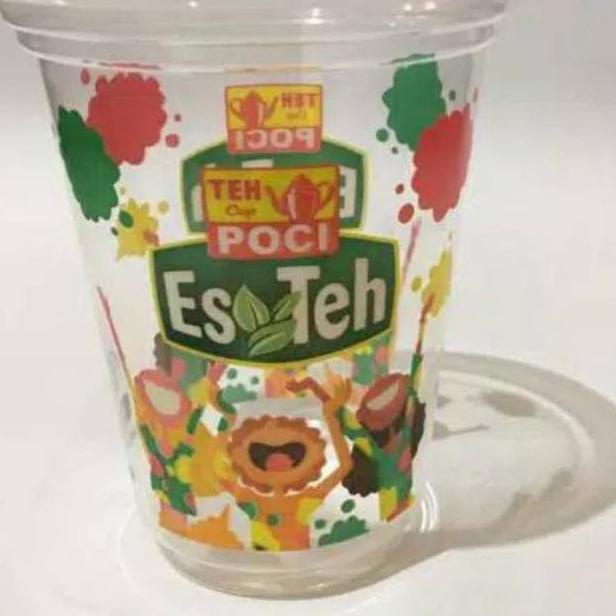 

Ready.. gelas teh poci 16oz SLOP isi 48-50 cup teh poci 16 oz besar original MQG