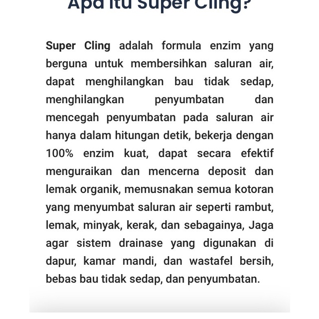 BAROKAH GAMIS GARANSI 3 BULAN KERUSAKAN Super Cling 100% Original