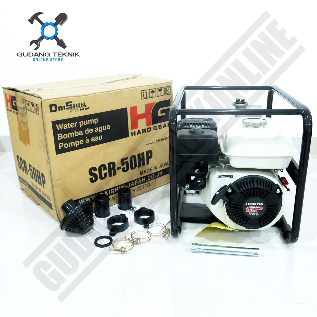 Water Pump 2&quot; SCR50HP HONDA DAISHIN GP160 SCR 50 HP / Mesin Pompa AIr Waterpump Alkon 3&quot; SCR80HP SCR 80 HP