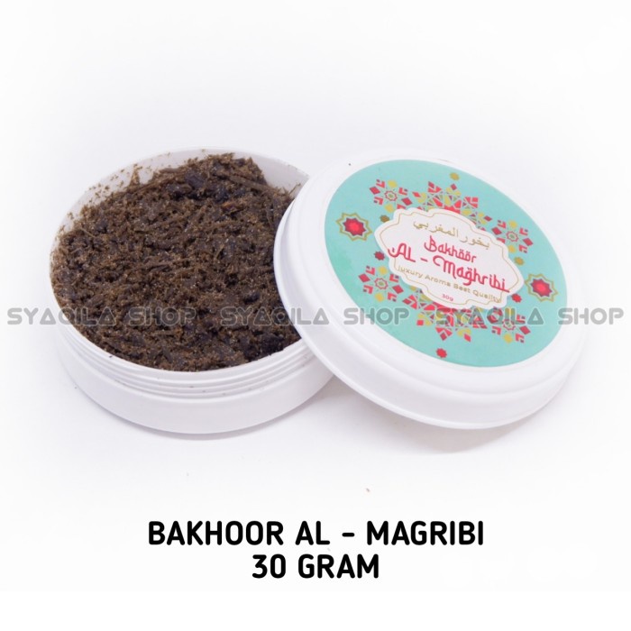 Bakhoor Al Magribi luxury Bukhur Almagribi Buhur Dupa Menyan Bakar 30g