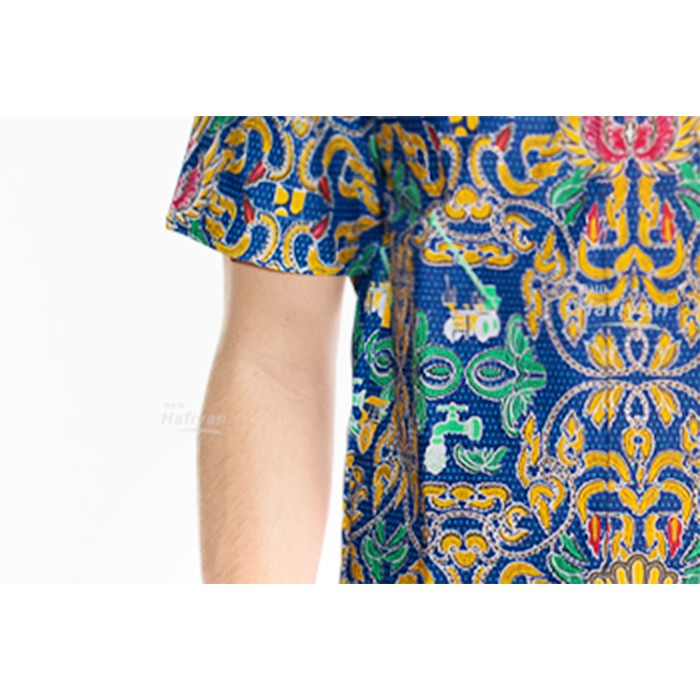 BATIK TRUSMI HAFIYAN SERAGAM PRIA BATIK LENGAN PENDEK BATIK KEMENTRIAN PUPR BATIK PU BATIK PREMIUM