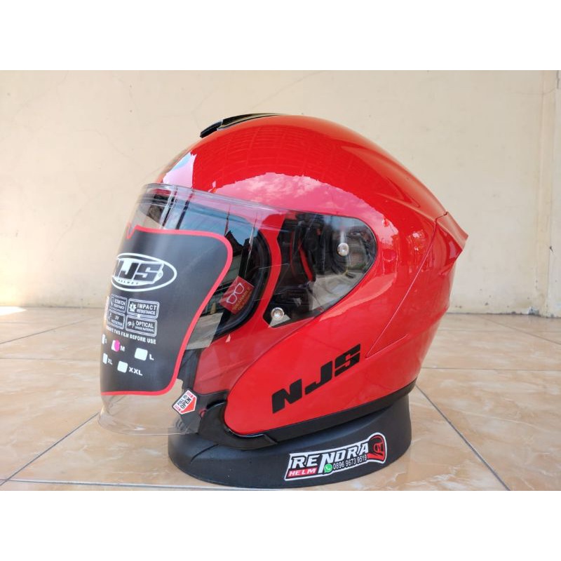 HELM NJS KAIROZ Solid Original 100% Ogkir Termurah 2kg-Red Gelosi