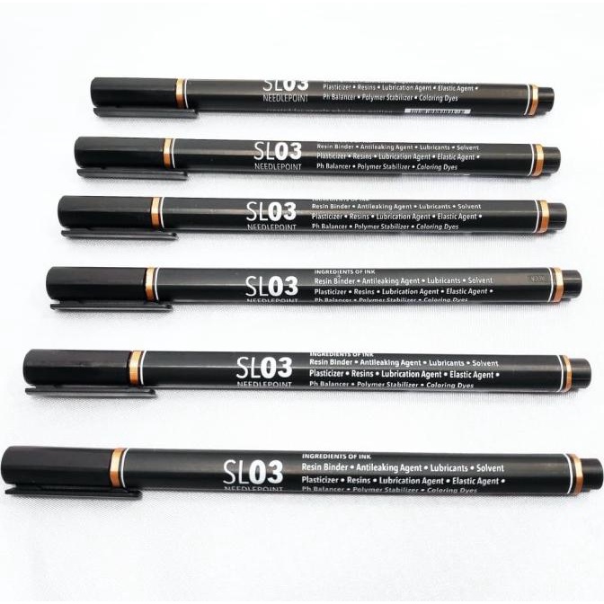 

STANDARD PEN LETTERS SL03 BLACK ISI 12 PCS