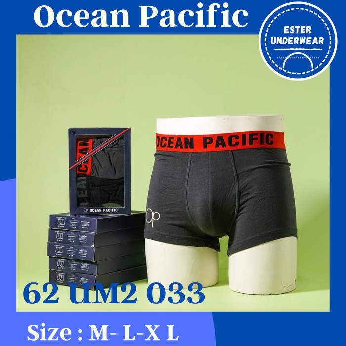 CELANA DALAM BOXER TERBARU OCEAN PACIFIC OP 2 033 isi 2 pcs