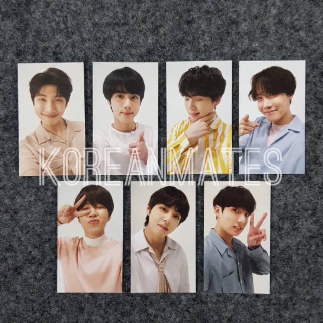 BTS Official Love Yourself Tour Merch - Luggage Tag photocard/pc