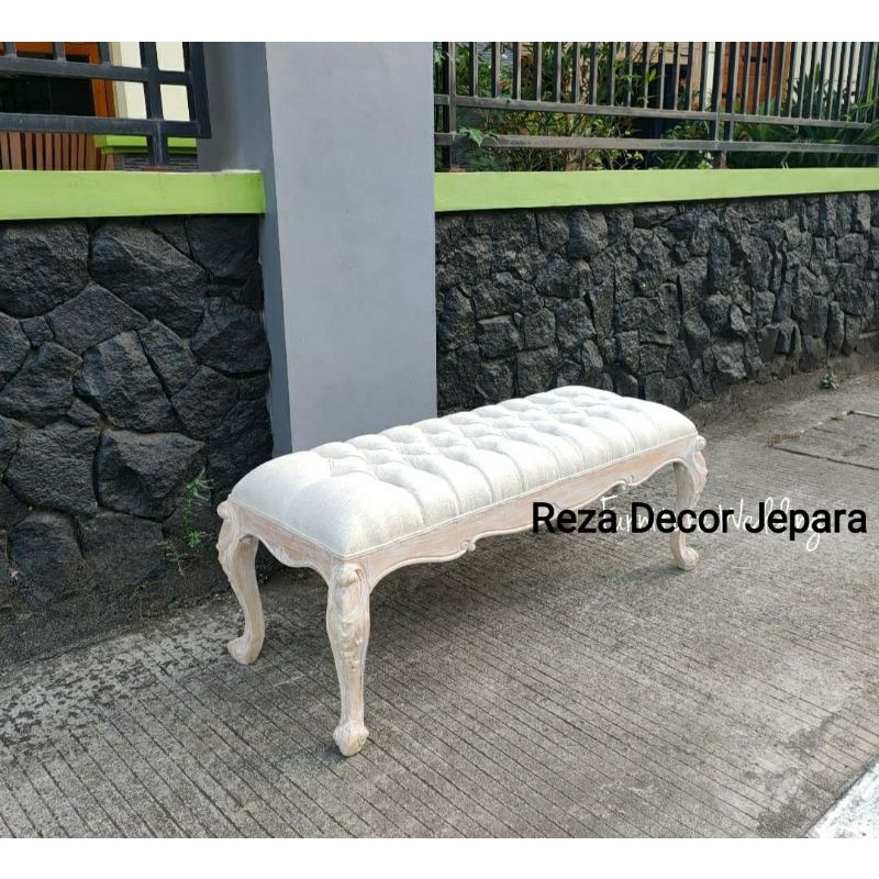 stol bench / bangku stool pelaminan / stool pelaminan rustic / kursi pelaminan stol