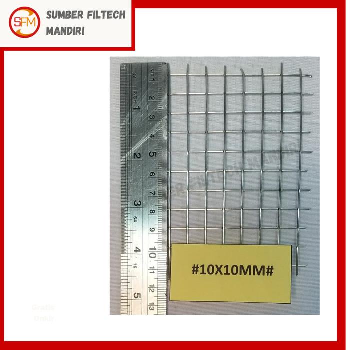 Kawat RAM / Loket Stainless Steel 201 (6mm, 10mm, 15mm) Lebar 1 Meter