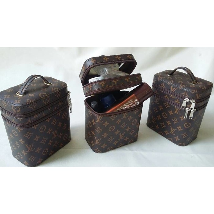 tas make-up LV MONO COKLAT