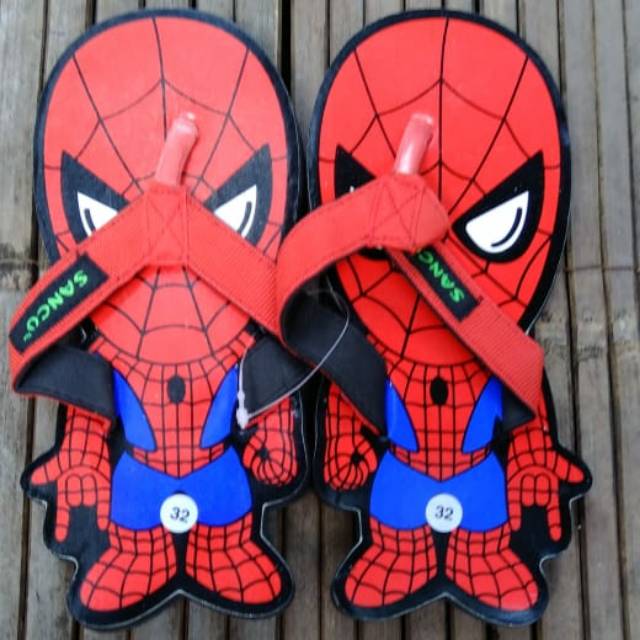  Sandal  Lucu  SANCU  Spider Man Shopee Indonesia