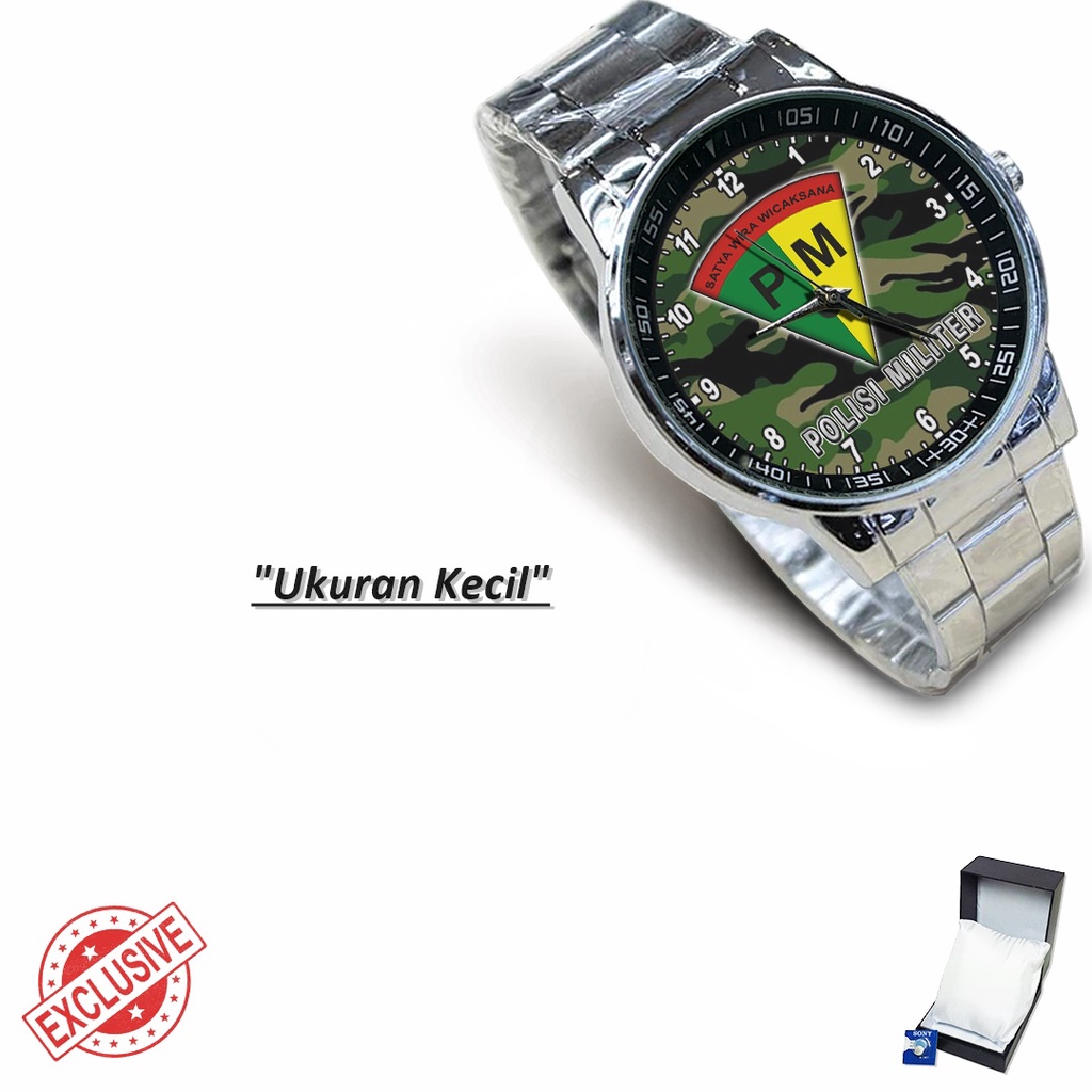 Jam Tangan Rantai Couple POLISI MILITER P.M 01 (Limited Edition)