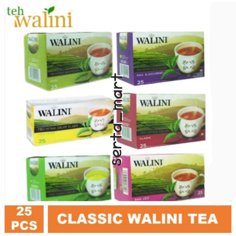 

Teh Walini - Teh Celup Klasik 25's Non Amplop - Teh Blackcurrant / Lemon / Leci