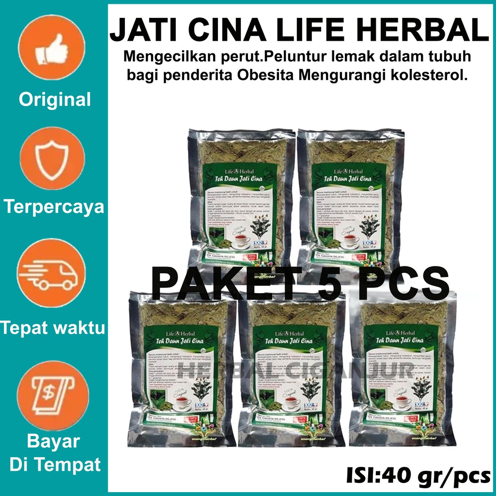 (PROMO 5 PCS) Teh Daun Jati Cina