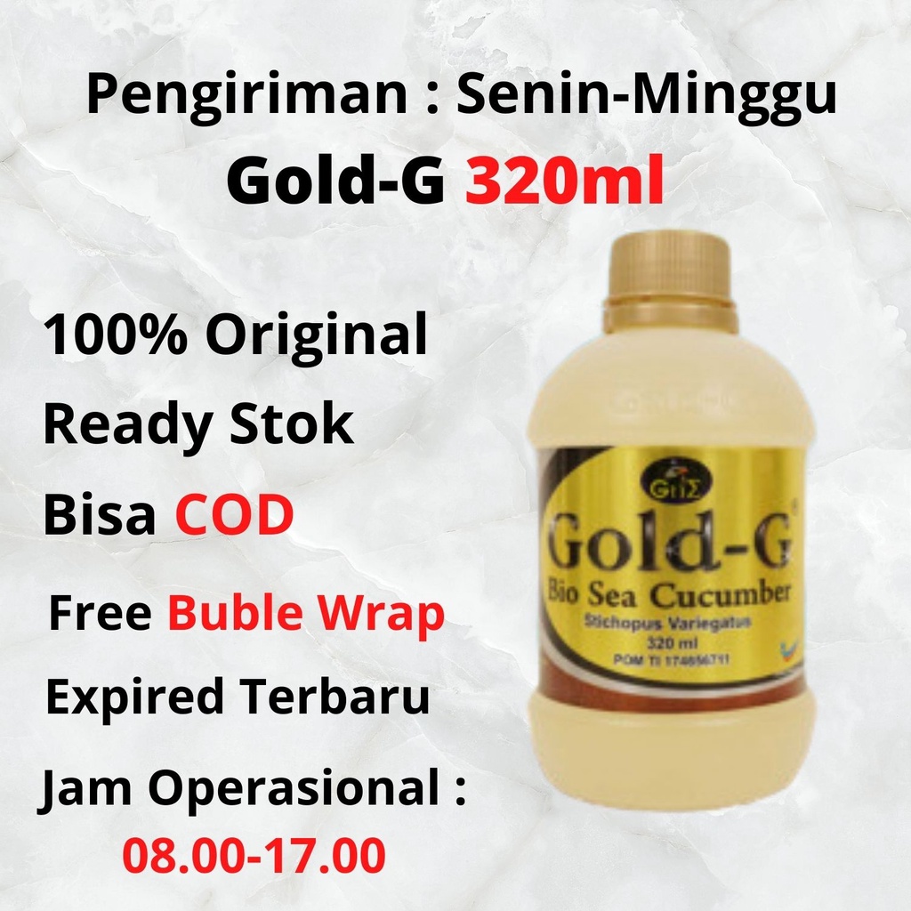 jelly jely jeli gamat gold 320 ml bio sea cucumbar dijamin murah dan original