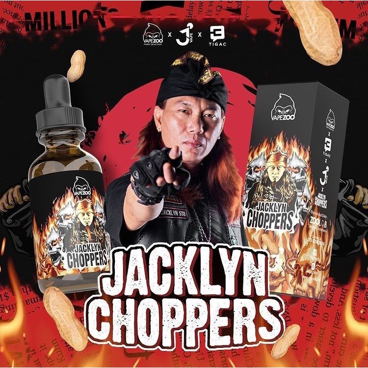 JACKLYN CHOPPERS BUTTERNUTS 60ML AUTHENTIC BY VAPEZOO