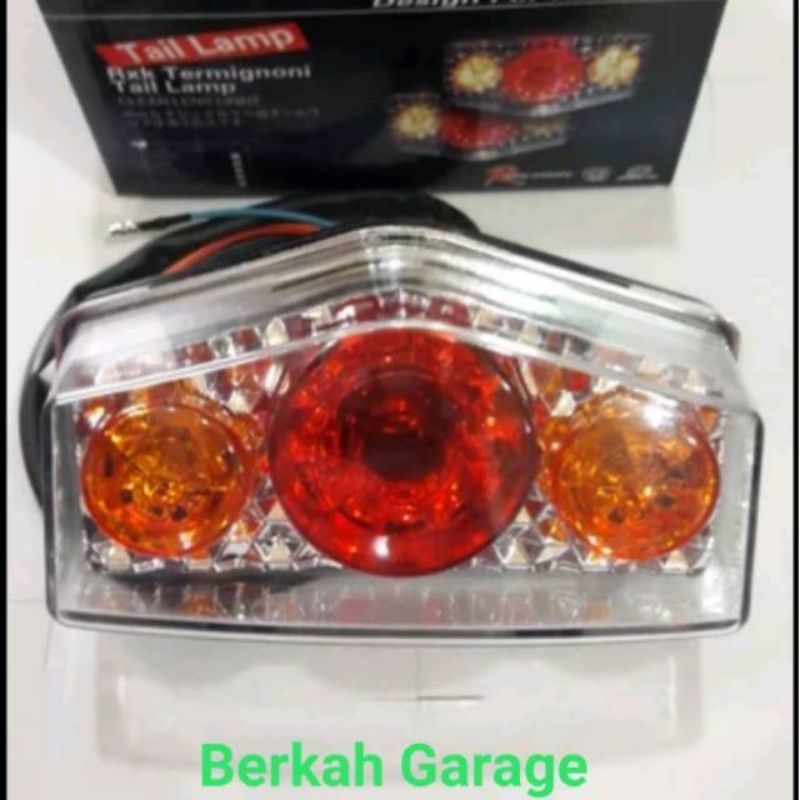 Lampu Stop Rem Stoplamp RX-King Led Plus Sen Plus Dudukan Stop