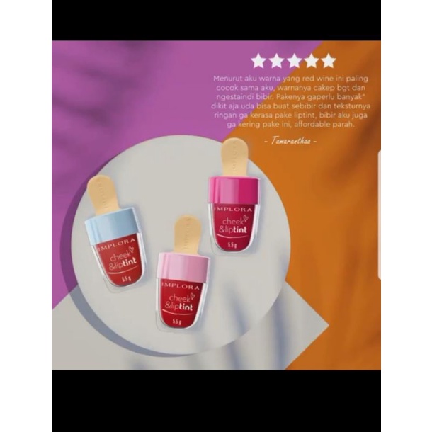 Liptint implora set 1pcs