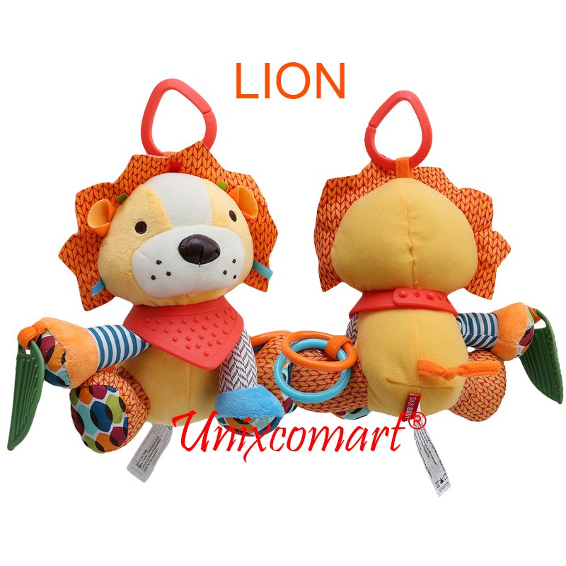 Bandana Buddies Rattle SKK Baby Teether Mainan Boneka Gigitan Bayi