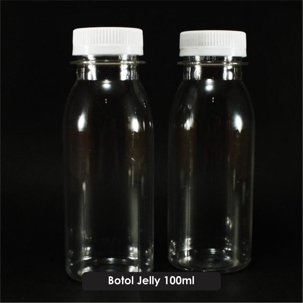 

Botol Jelly Plastik 100 ml isi 100 pcs Tebal / Botol Kemasan 100 ml Murah / Botol Zam-Zam